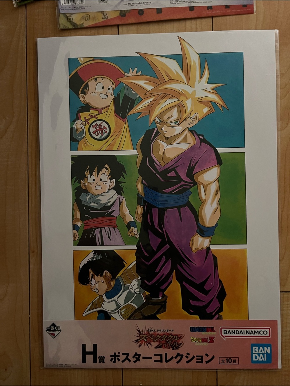 Anime Dragon Ball Z Animation Design Visual Board Gohan Japan Limited poster